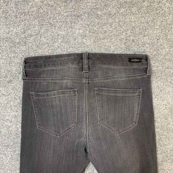 Liverpool Jeans Womens 2/26 Black Fade Abby Skinny Low Rise Stretch Set In Waist - Picture 9 of 13